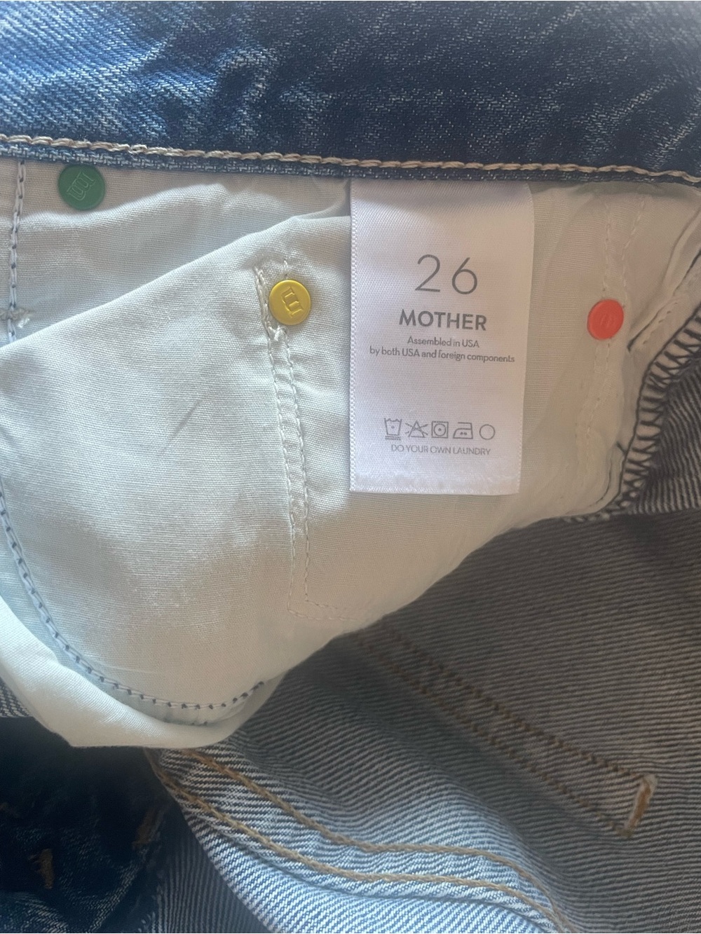 MOTHER 🍋 SNACKS! 🍋 Lemon Twist Sneak Rolling in the Dough size 26 NWOT - Picture 8 of 9